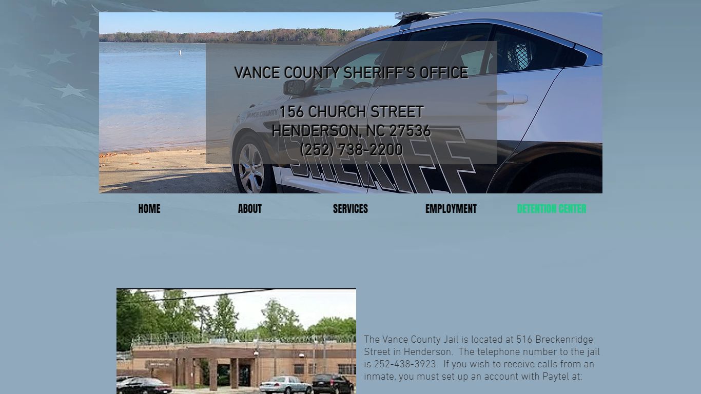 DETENTION CENTER | vancecountysheriff