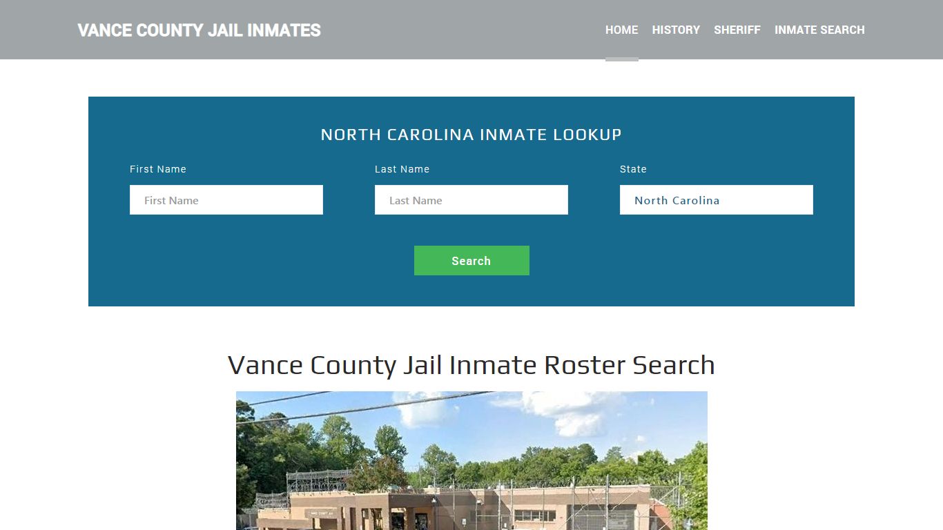 Vance County Jail Inmate Roster Lookup, Henderson, NC